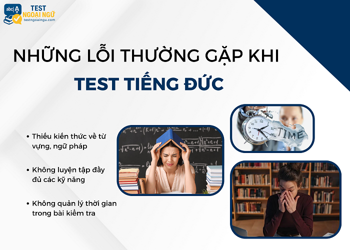 Một số lỗi thường mắc phải khi làm bài test tiếng Đức