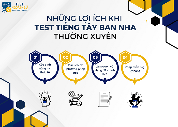 Những lợi ích khi làm bài test tiếng Tây Ban Nha thường xuyên