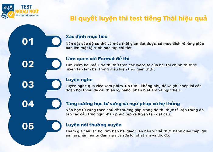 Những bí quyết luyện thi tiếng Thái một cách hiệu quả 